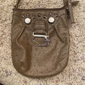 Brown Guess crossbody purse